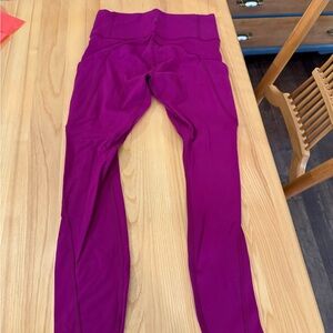 Athleta Magenta Leggings